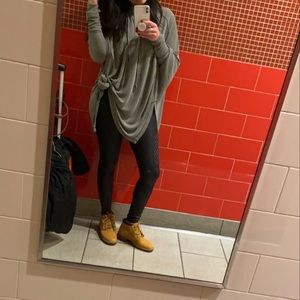 Free People hoodie poncho